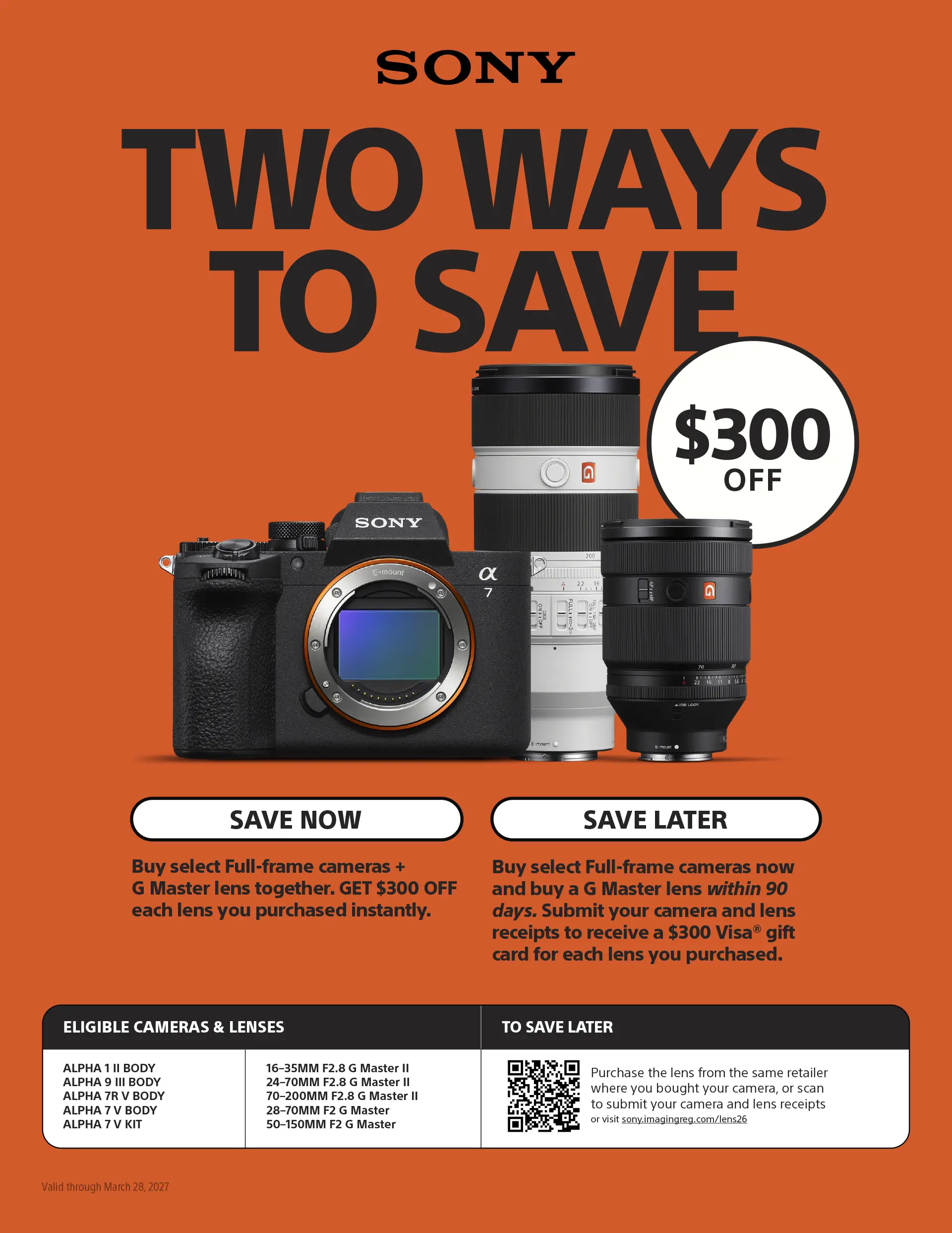 Sony Lens Loyalty Program