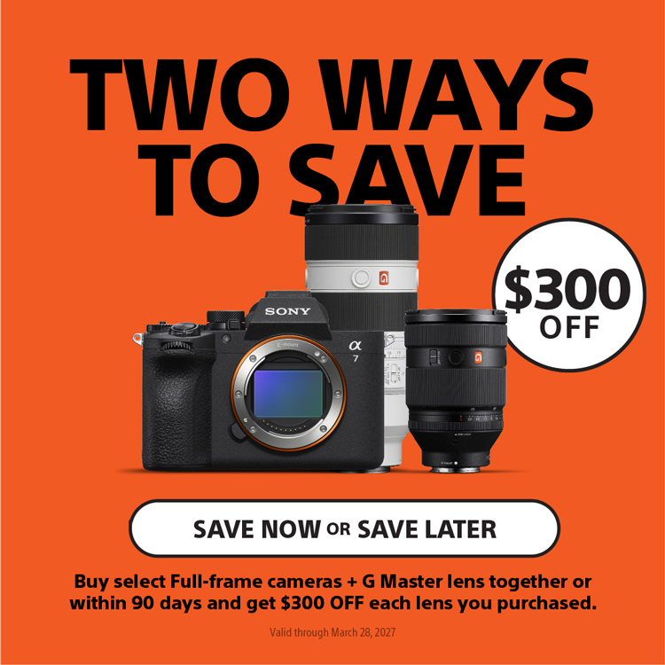 Sony Lens Retargeting Promo