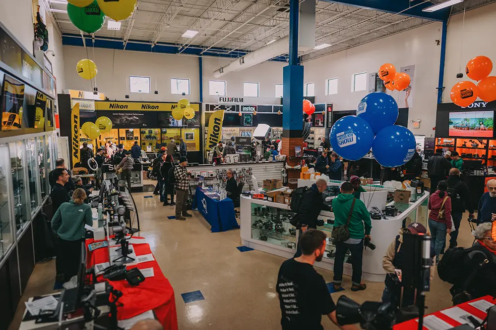Interior of Unique Photo Fairfield store