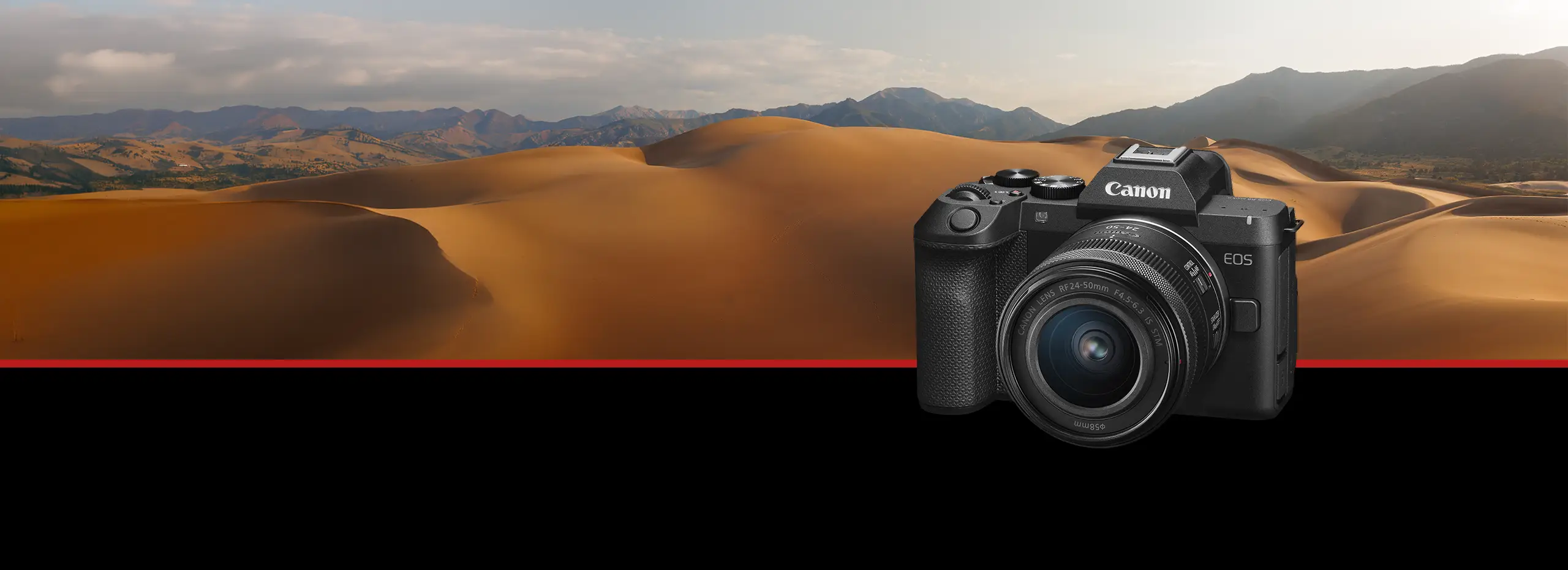 <p style="font-weight: bold;letter-spacing: 2px;color: #df1d1e;">CANON</p><h1>EOS R8 Mark II</h1> <p>Created to explore.</p>