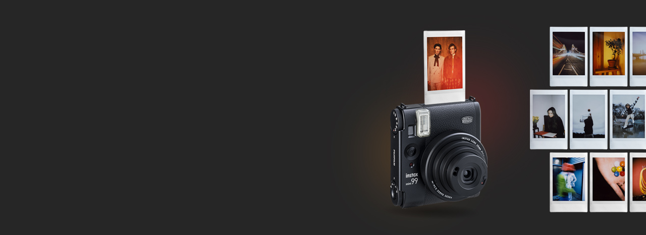 <h1 style="color:#FDC447;">instax mini 99</h1>
<p style="font-weight:bold;">An instant <span style="color:#FDC447;">analog</span> camera that's as <span style="color:#FDC447;">unique</span> as you are. </p>