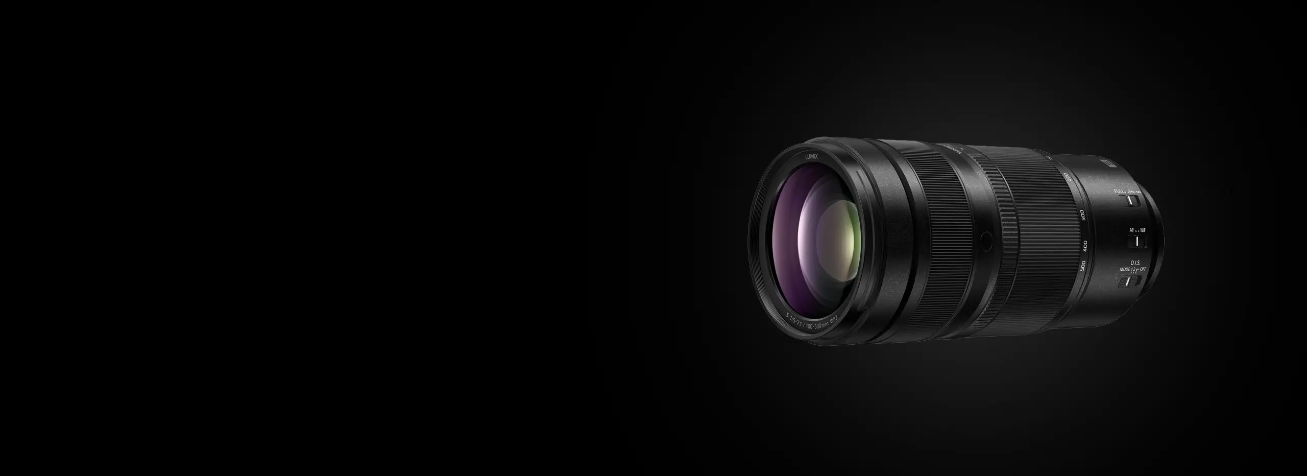 <p style="text-transform: uppercase;font-weight: bold;">PANASONIC</p><h1>LUMIX S 100-500mm F5-7.1</h1>