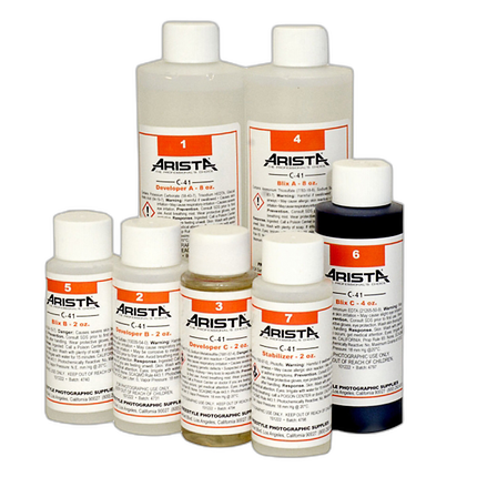 Arista C-41 Liquid Color Negative Developing Kit - 1 Quart