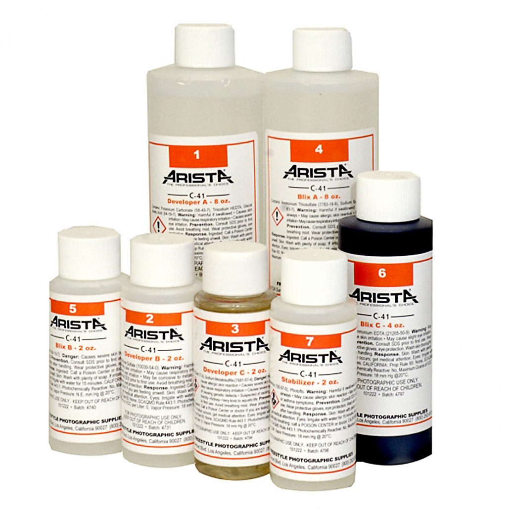 Arista C-41 Liquid Color Negative Developing Kit - 1 Quart