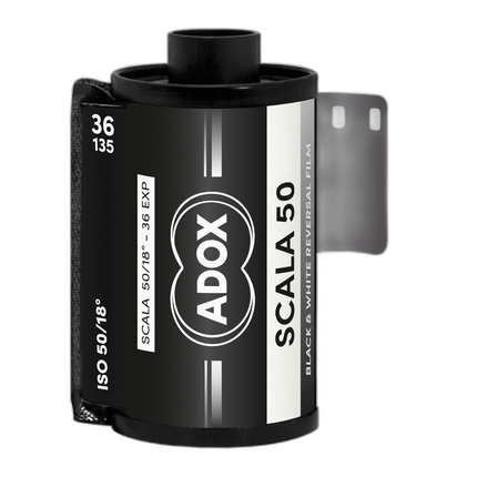 Adox Scala 50 ISO B and W Reversal Film (35mm Roll Film, 36 Exposures)