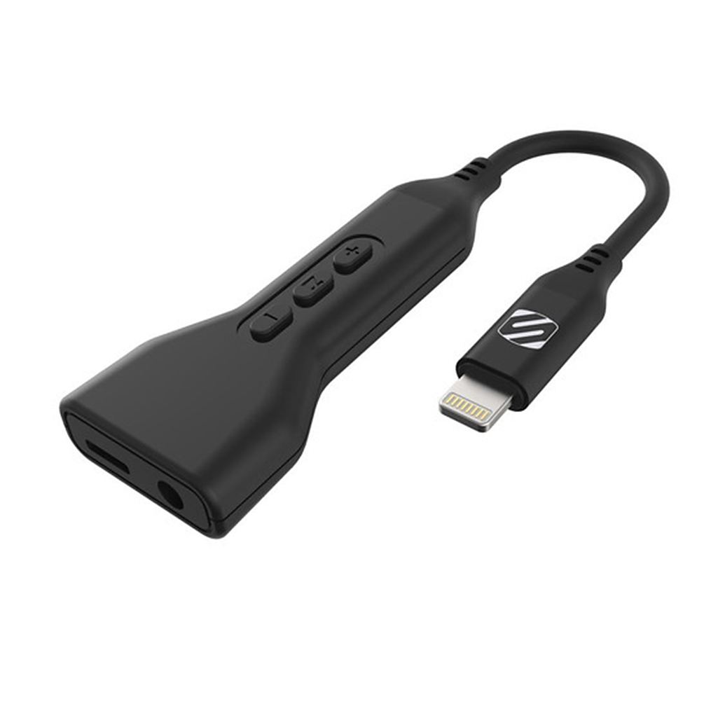Scosche Audio Adapter 3.5Mm For Apple Lightning - Black