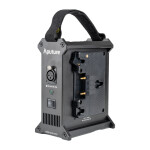 Aputure 2-Bay Battery Power Station (Gold Mount) 0