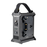 Aputure 2-Bay Battery Power Station (Gold Mount) 0