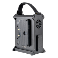 Aputure 2-Bay Battery Power Station (Gold Mount) 2