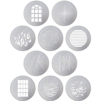 Aputure Spotlight Max 10-Piece Gobo Kit (Size A)