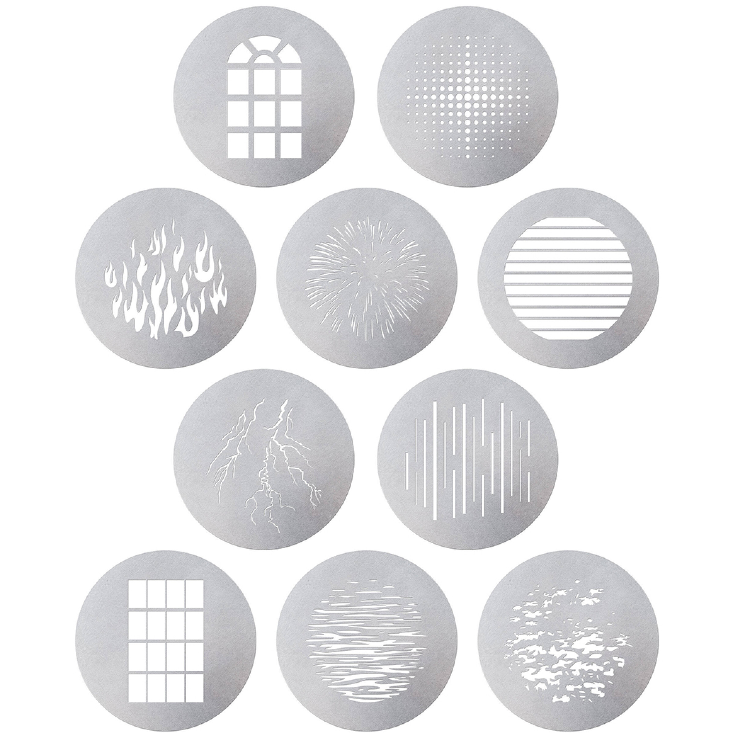 Aputure Spotlight Max 10-Piece Gobo Kit (Size A)