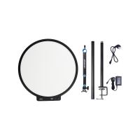 Amaran Verge Max Bi-Color Round LED Light Panel - Charcoal 8