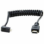 Atomos COILED Right-Angle MICRO to FULL HDMI Cable (30cm) 0