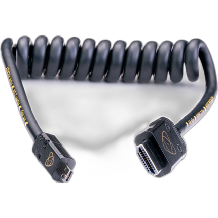 Atomos AtomFLEX HDMI (Type-A) Male to Micro-HDMI (Type-D) Male Coiled Cable