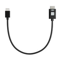 Atomos 4k60 HDR Locking Full HDMI to Mini HDMI High-Speed Cable - 11.8in 0