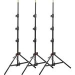 Manfrotto 1051 BAC-3 Black Alu Mini Compact Stand 3 Pack 0