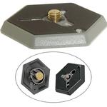Manfrotto 03014 Quick Release Plate 1/4 20 Inch Hexagonal Shape 1