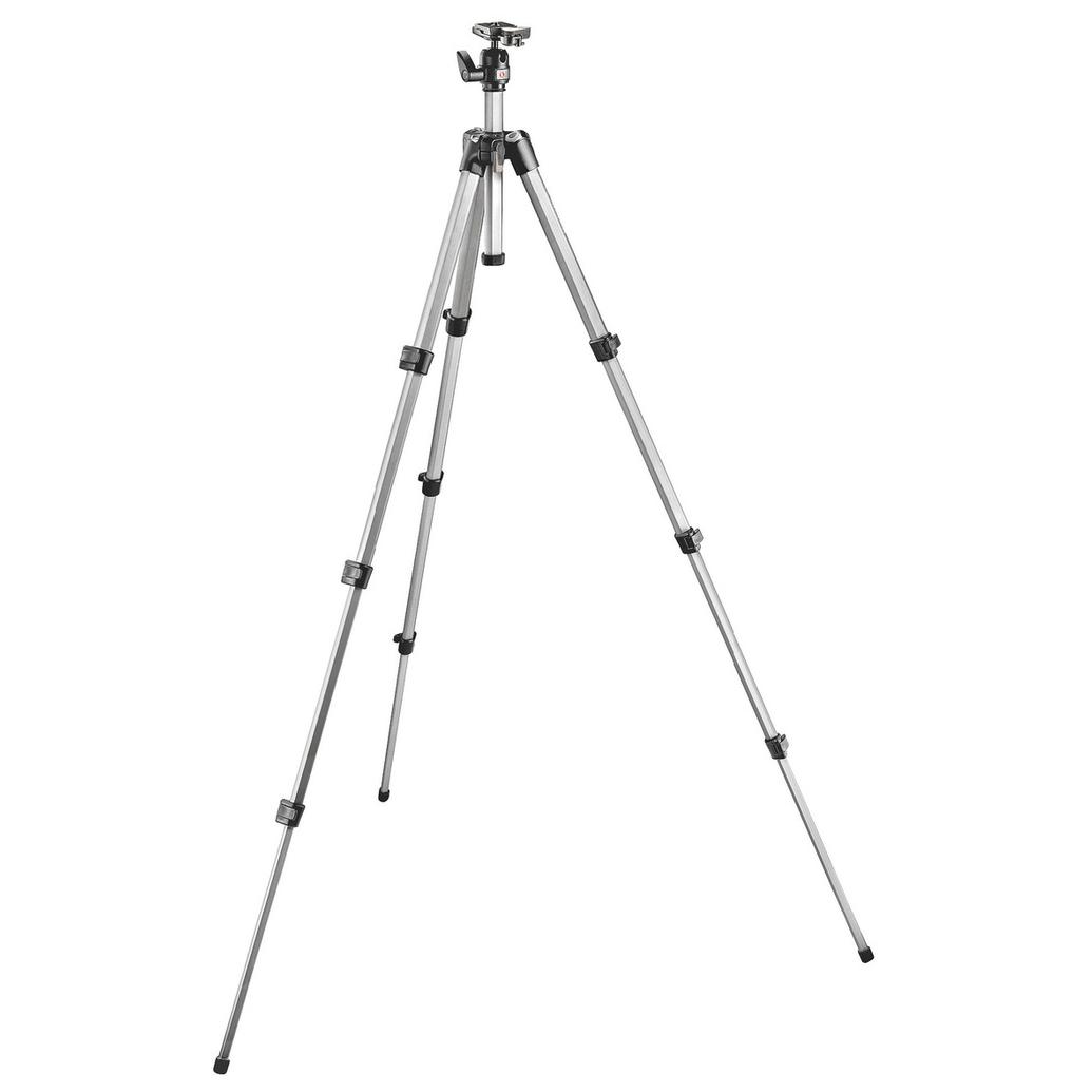 Manfrotto 394 Aluminum 4 Section Tripod With Integrated QR Ball Head Kit