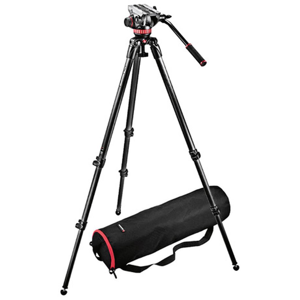 Manfrotto MVH502A Head And 535 CF Video Tripod System With Case