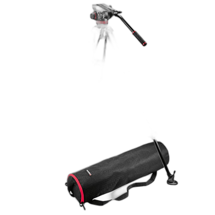 Manfrotto MVH502A Head And 546BK Video Tripod System With Case