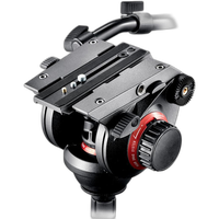 Manfrotto 504HD VD Fluid Video Head with 535 CarbonFiber Tripod Legs  and  Case 2