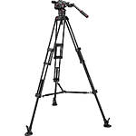 Manfrotto Nitrotech N8 Video Head  and  546B Pro Tripod with Mid-Level Spreader 0