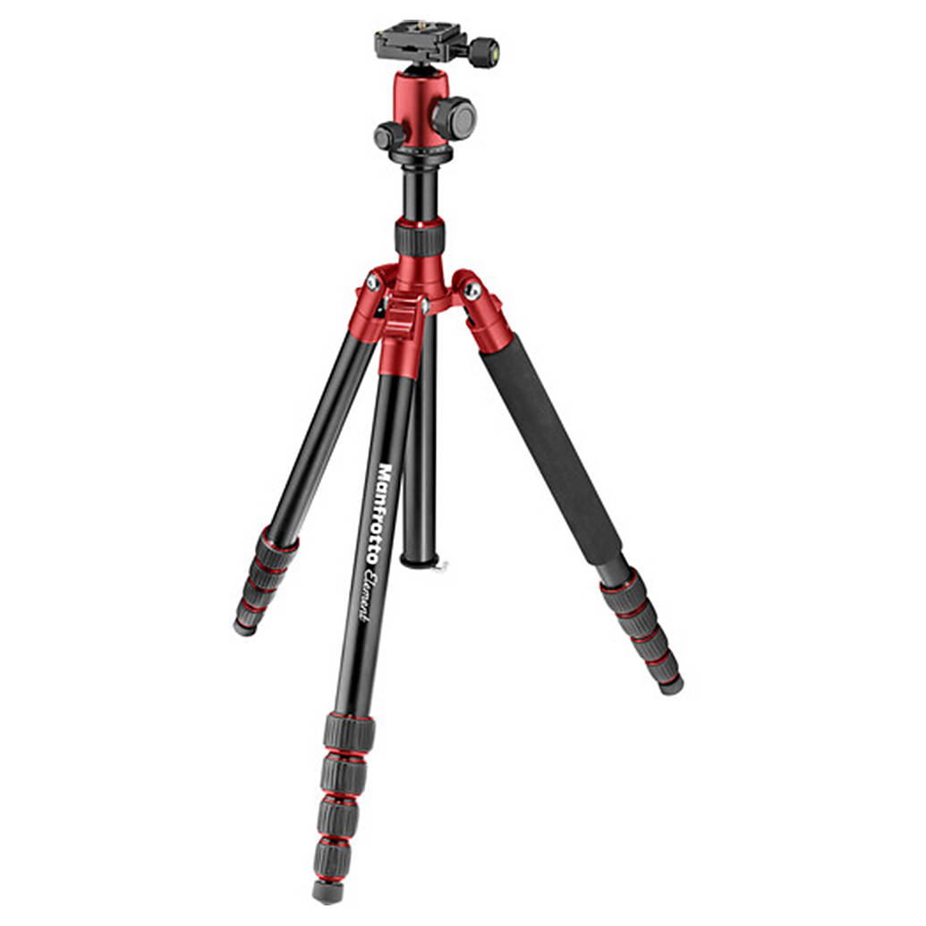 Manfrotto Element Traveller Tripod Big with Ball Head, Red