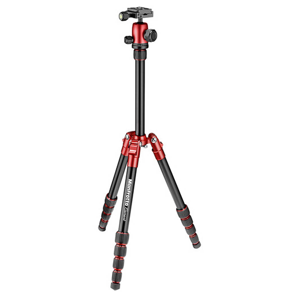Manfrotto Element Traveller Tripod Small with Ball Head, Red