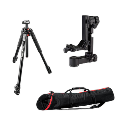 Rentals Manfrotto 055PRO3, Benro GH3 Gimble, and 90P Bag