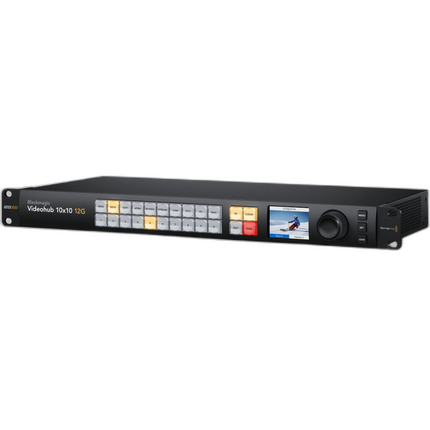 Videohub 12G 1RU 10x10 Zero Latency Video Router for SD / HD and Ultra HD