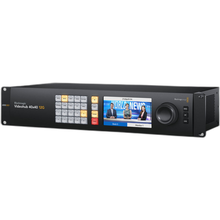 Videohub 12G 1RU 40x40 Zero Latency Video Router for SD / HD and Ultra HD
