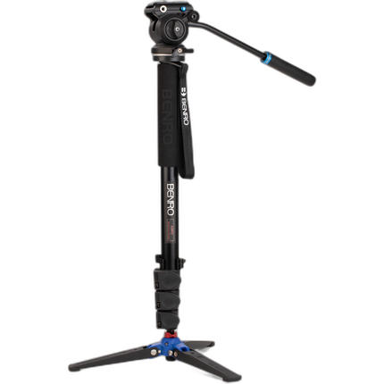 Benro A38FD Series 3 AL Monopod with Locking 3-Leg Base and S2PRO Head