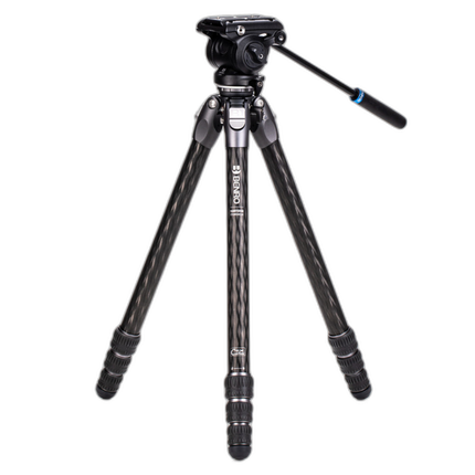 Benro Tortoise Carbon Fiber 3 Series Tripod System with S4Pro Video Head