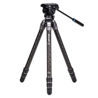 Benro Tortoise Carbon Fiber 3 Series Tripod System with S4Pro Video Head 0