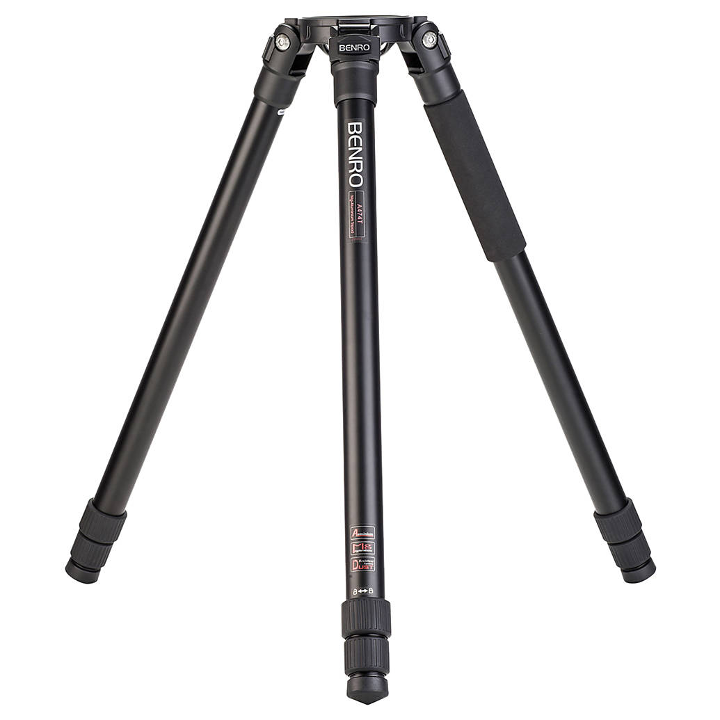 Benro A474T Single Tube 100mm Bowl Aluminum Tripod