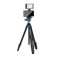 Benro Blackbird CF 1 Series, 5 Section Tripod with G36PT Low Profile Inverte 2