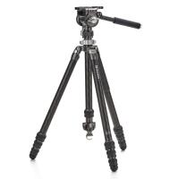 Benro Kingpod CF 2 Series, 4 Section Tripod with FS36PRO Hybrid Head 0