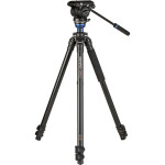 Benro A2573F Aluminium Video Tripod with S4PRO Video Head 0