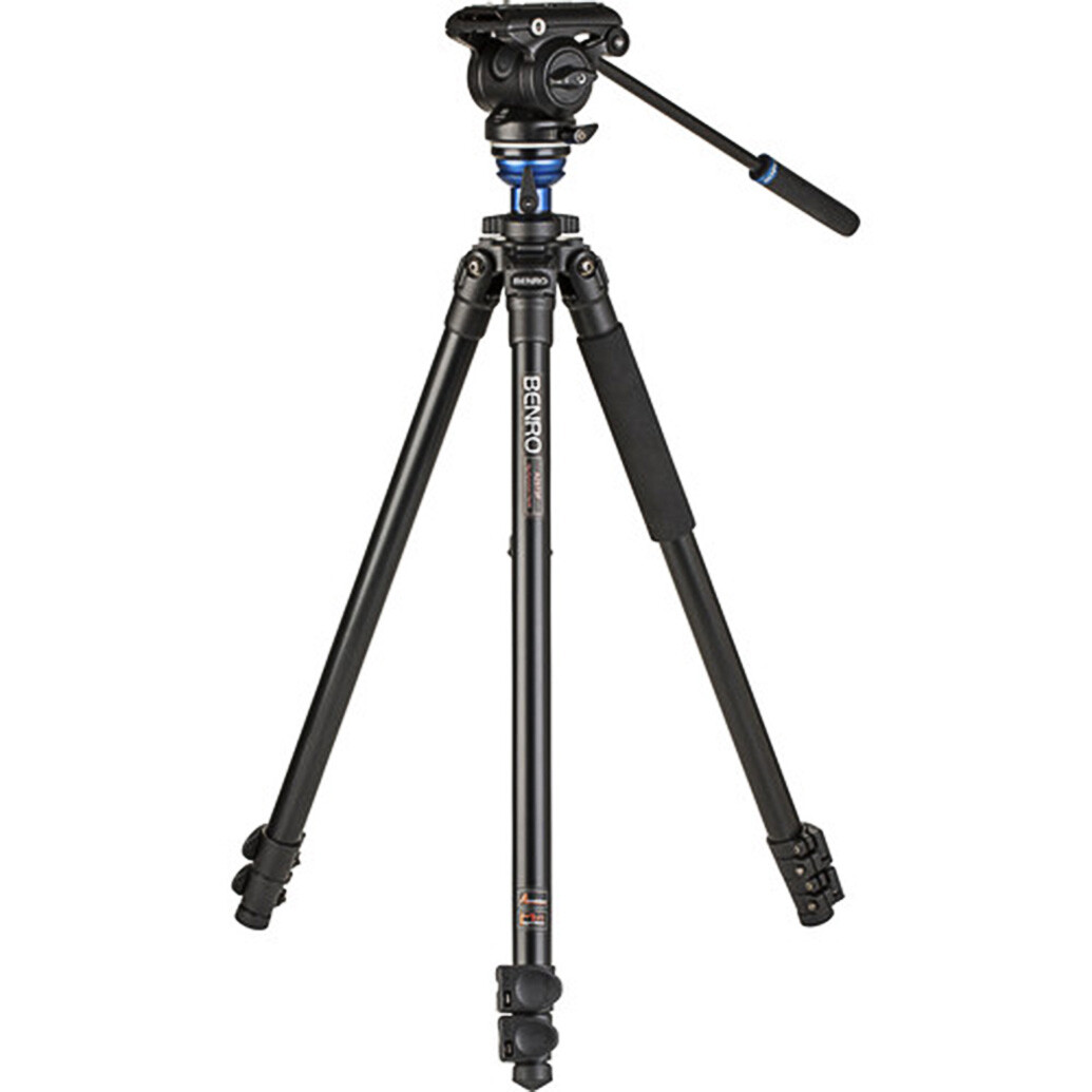 Benro A2573F Aluminium Video Tripod with S4PRO Video Head
