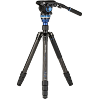 Benro C3883 Aero6 Pro Travel Carbon Fiber Video Tripod with S6PRO Head 0