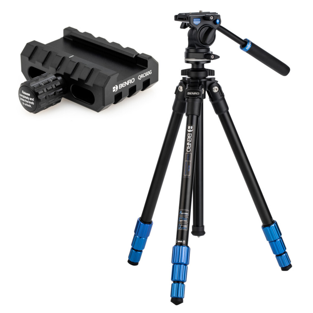 Benro Slim Tripod Kit W/S2CSH Head Aluminum