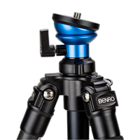 Benro Video Tripod with S2 PRO Flat Base Fluid Video Head 4