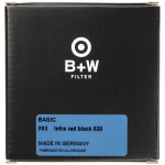 B+W 58mm Basic Infrared Black (830) Filter 3