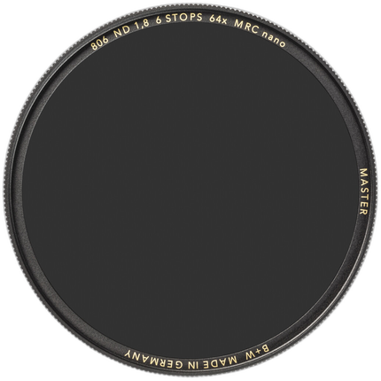 B+W 49mm Master ND 1.8 MRC Nano (806M) Filter