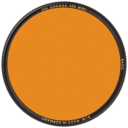 B+W 105mm Basic Orange MRC (040M) Filter