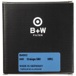 B+W 105mm Basic Orange MRC (040M) Filter 3