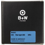 B+W 82mm Basic Light Red MRC (090M) Filter 3