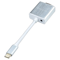 USB C to VGA Adapter, 1080P with Audio Port, USB 3.1 Type C to VGA Adapter 1
