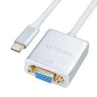 USB C to VGA Adapter, 1080P with Audio Port, USB 3.1 Type C to VGA Adapter 3