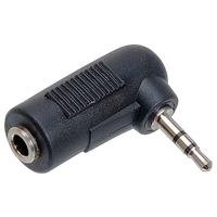 Hosa Technology GMP-467 - Right Angle Adapter 3.5mm Female to 2.5mm Male 0